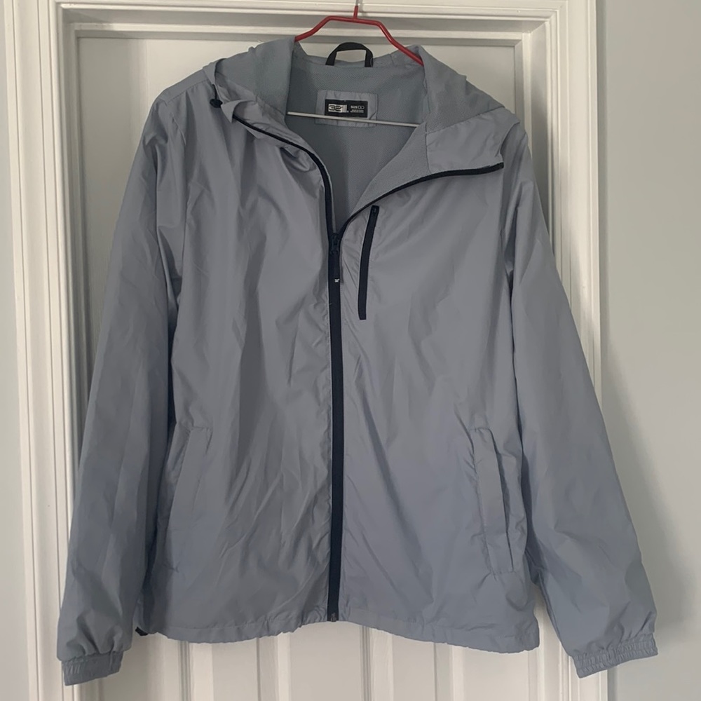 Mens hooded windbreaker